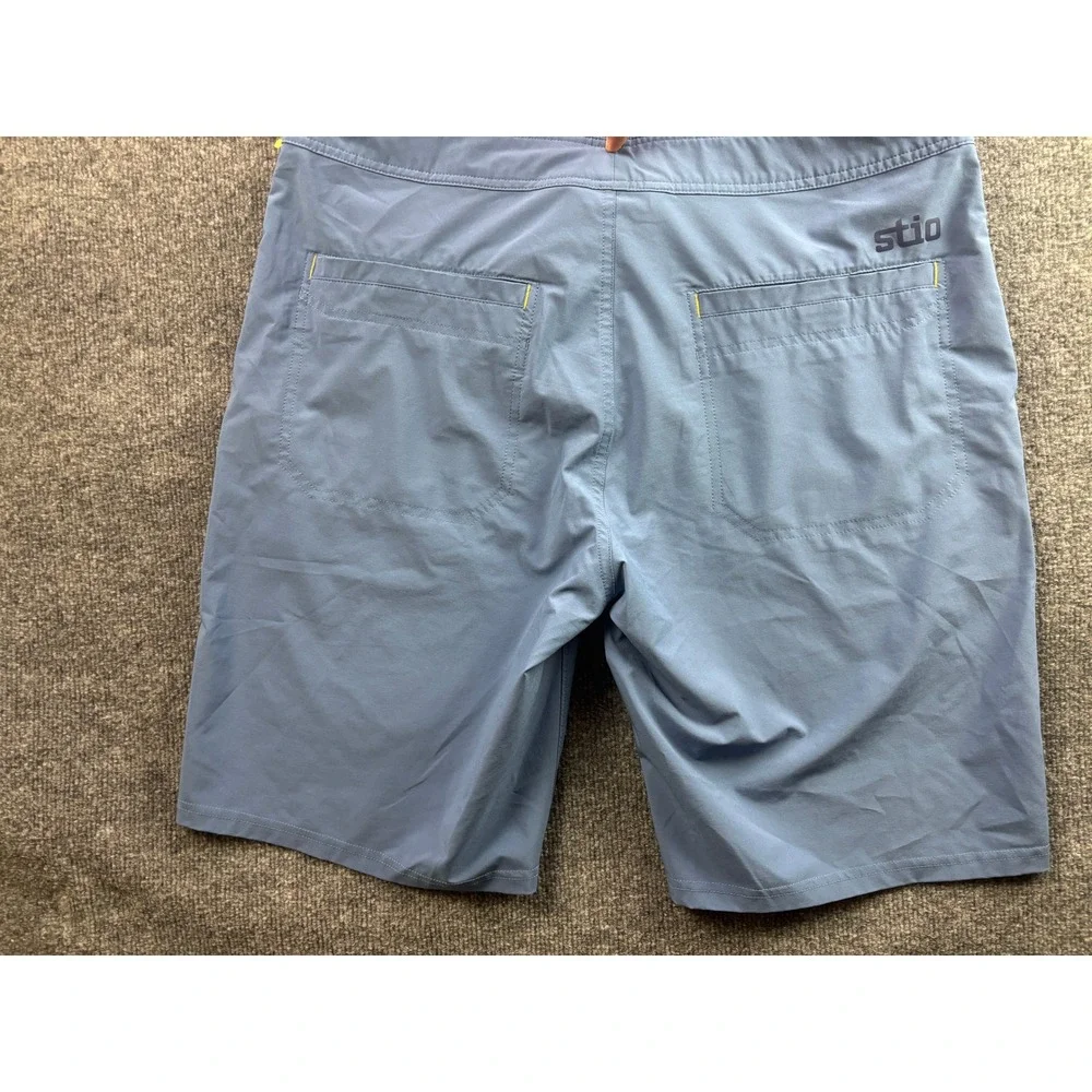 Stio Board Shorts Mens 36 Blue Eddyline Stretch Hybrid Water SS23PV1 67109